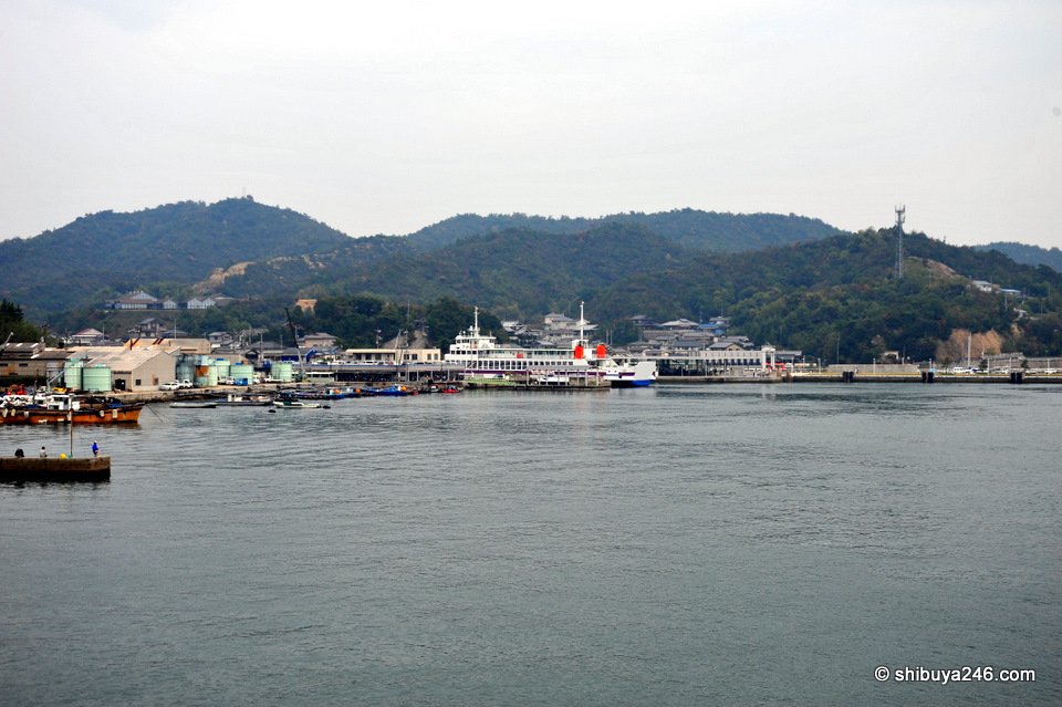A small harbour town across the water