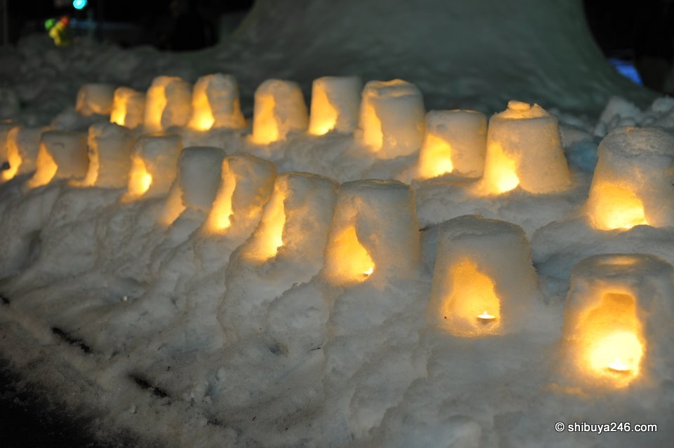 Lots of effort had gone in to making all of these small kamakura along the roadway.